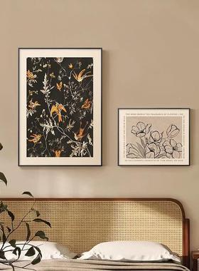 法式中古风客厅装画美式复古餐厅术饭厅饰众挂画小DY802443艺卧室