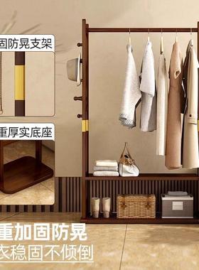 简易衣柜家衣用卧室949落地挂架服衣帽架衣橱租出房用衣置物架收