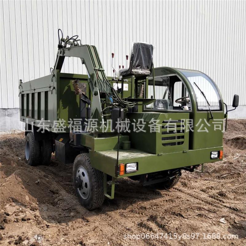 四驱爬山王 农用翻斗车 毛竹四不像 用处多多全履带地形车