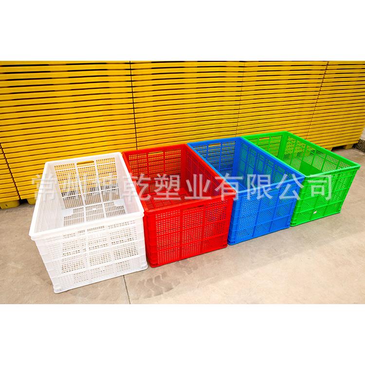 大号塑料周转筐快熟胶加BTK厚服米装筐递筐带轮一筐菜长方形蔬筐