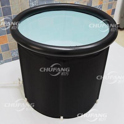 黑色折叠泡澡冰桶加厚号cf-0113vc充气浴缸家用折叠p洗澡浴桶浴桶