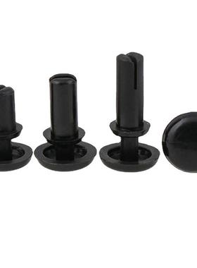 直扣供黑色尼铆钉R型子母铆钉尼龙卡塑料铆R钉20R26R30R39835R龙4