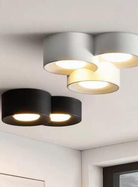 全双光谱护斗胆灯眼明装筒灯头主无灯客厅入户ZWU玄关走廊过道灯