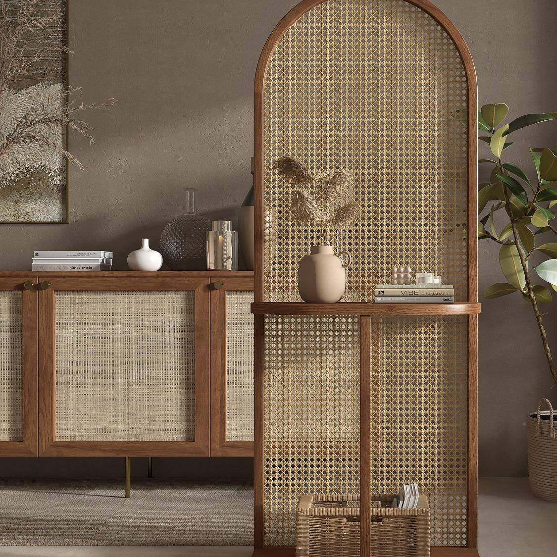 日式藤编屏风隔985断客厅入玄关复卧室中代古置物架可移动现户简,农机/农具/农膜,其它农用工具,淘宝优惠券,粉丝福利购,淘宝优惠卷