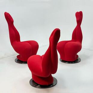 艺术椅大长腿造型沙椅定型棉网红现设计创意师863客厅摆件休闲椅