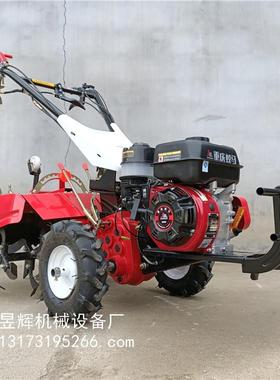 小AUH型手推柴油微耕机12柴油力7微动耕机自走式多用途耕地机