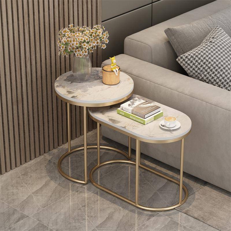 客厅沙发小茶简约现代侧边桌床客边头几几厅轻奢角几铁艺NMY阳台