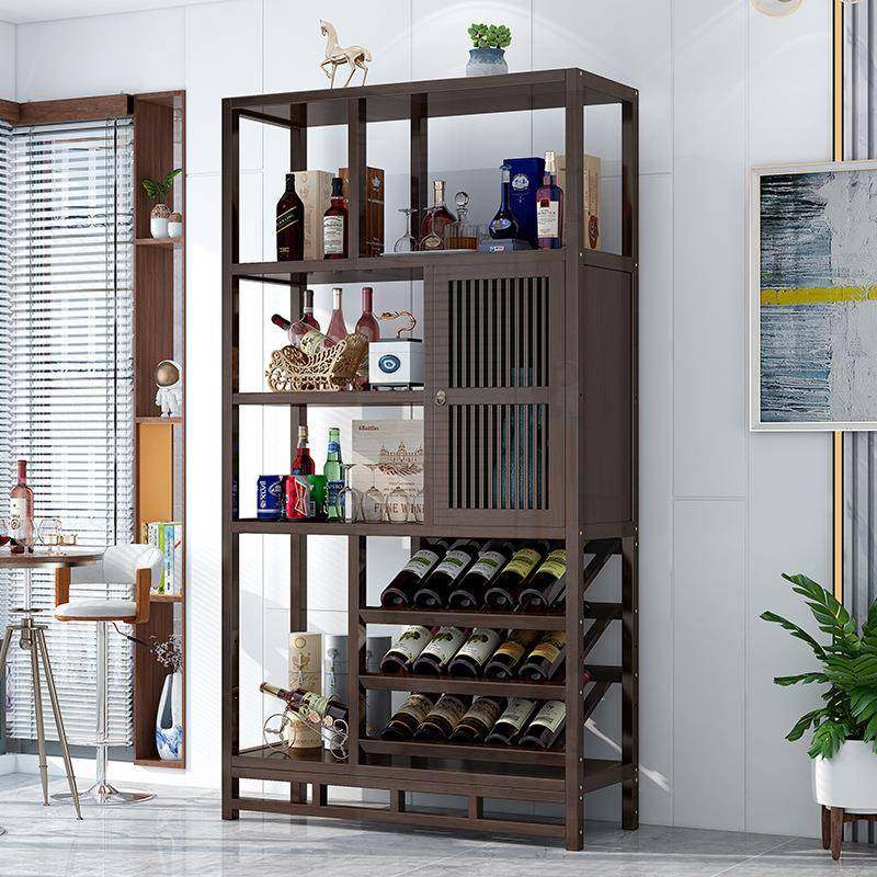 5现YF765677HA1酒架中式酒柜代简约红展柜客厅实木家用示落地靠墙,餐饮具,酒架,淘宝优惠券,粉丝福利购,淘宝优惠卷
