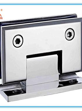 浴室夹玻璃门加厚淋SW-303浴房页配件斜边不锈钢90度大开合铰链耐