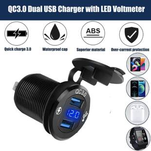 6位翘板开面板控带Q制491盒LE关D灯中控台外置开关控制盒C3.0车充