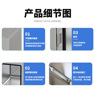 源头电工厂不锈钢传递窗冷板烤漆机CRH械互传互递窗锁304子锁传递