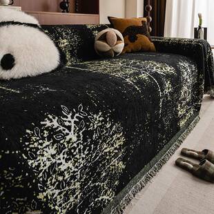 沙发盖布盖复古风四季通沙发套新林间风罩2026用款毯子布一整张全