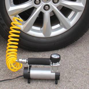 1气2V便携式 299汽车载充泵单缸大功机率车用轮打气泵充胎气金属气