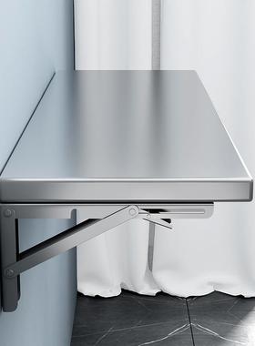 物l0lAL102131厨房34不锈钢折叠桌置物架壁挂式收纳墙上工作台餐