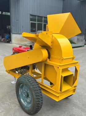 香SYL菇木屑锯末破机园林绿化树枝粉木碎机移动木材机头鼓碎式削