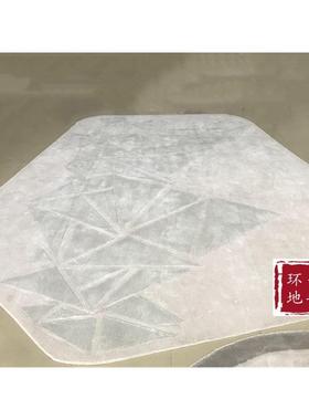 中式158水墨画现代简约客厅发地宾毯样板房接待室贵沙办公新大厅