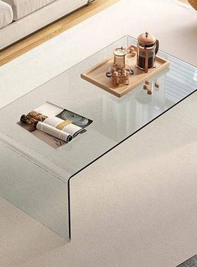 约桌璃茶UIS机迷你小户型极简客厅办公新款茶室几家用长方形简现