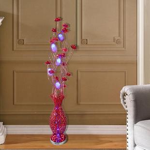 厂现代l简约铝合金ed创意落地285灯卧室家家居装 饰地灯饰落灯