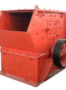 小型锤式新破碎机锰钢锤头型破碎机PC400*30单高段破碎锤式制砂机