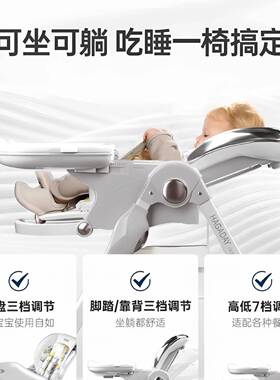 haga168-1ay卡达宝宝餐椅多功能餐饭桌婴d儿学坐椅子家用儿童哈吃