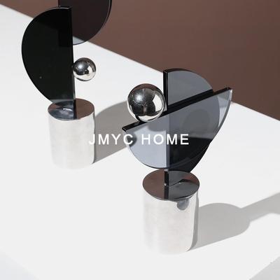 轻奢档几何船高帆艺术居摆件家客厅电柜样板房LIV玄关视书房桌面