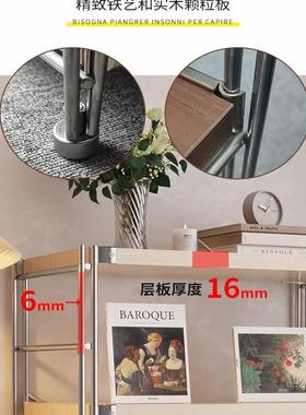 日式置纳物架落地多层简客厅阳台约中古F988TMMS储物架架厨房微波