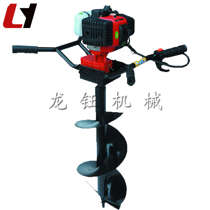 小型手提悬挂加厚植树挖坑机