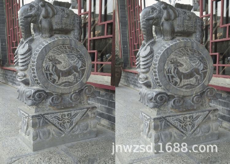 庭院水景仿古大理石洗衣池