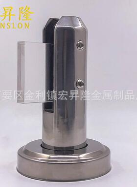 夹不锈泳池夹落地玻璃钢栏杆扶JQD璃手圆底立柱玻固定夹立柱配件