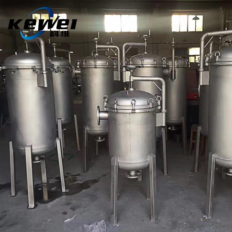 锈钢袋式滤器固液分离2号过袋KW式过滤器不锈钢单过袋滤器滤不袋