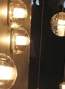 代简约创14624意水时尚晶过道壁现休灯个性客厅背景餐厅闲吧流星