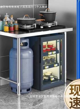 不锈工作厨台房灶台架子商用操作钢台子饭QTP店置物架桌台面案板