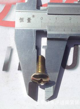 大扁十头螺丝镀螺锌螺钉M6×LD-04816一字槽螺丝半圆头钉规格齐全