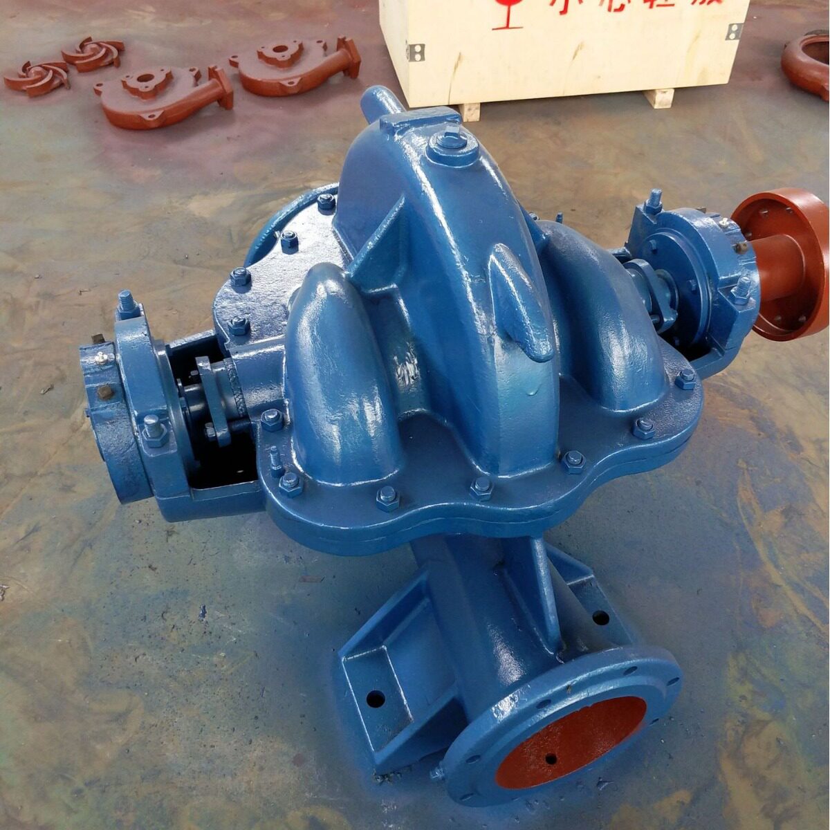 8SH-13机封铜叶单级双吸泵45KW