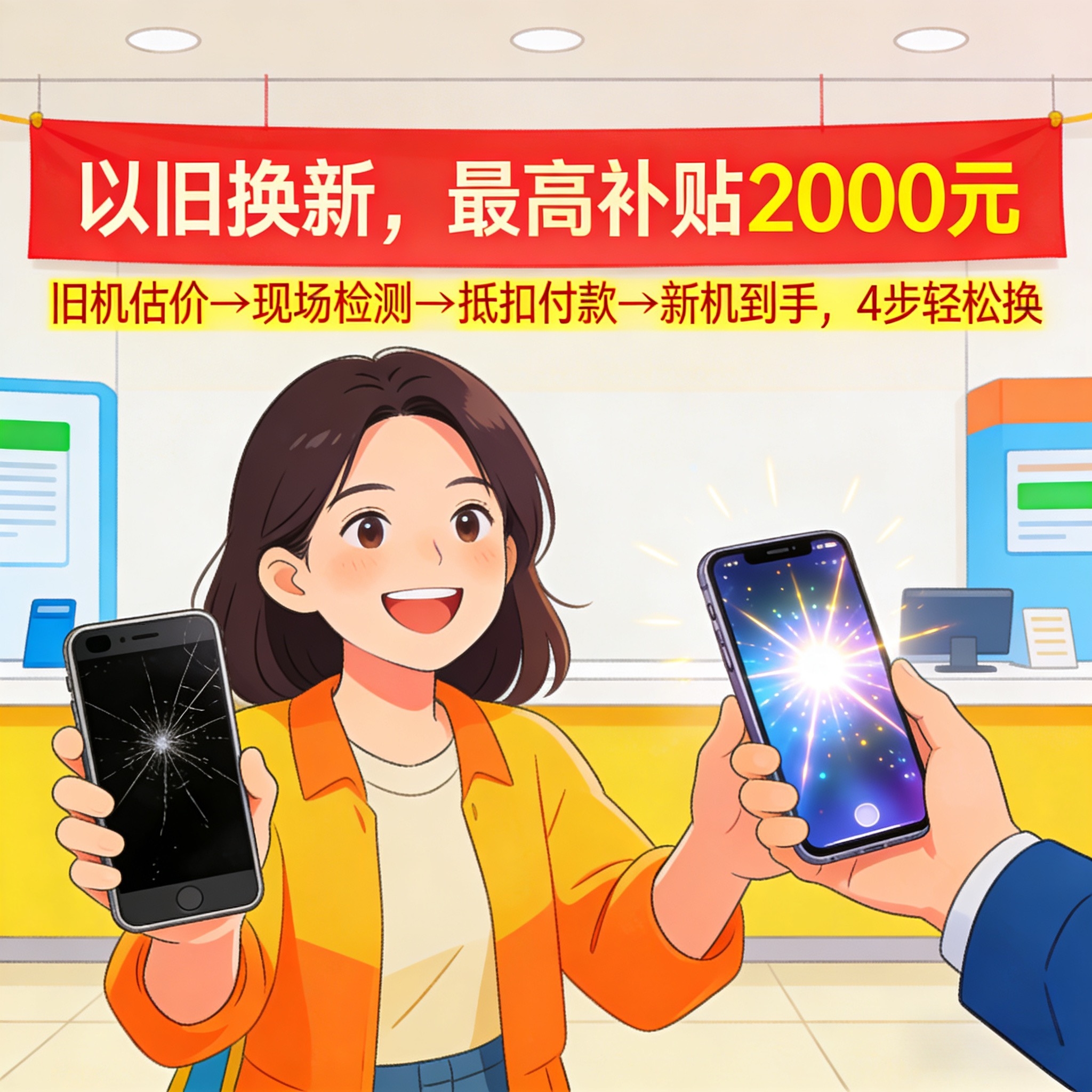 苹果iphone二手17promax官方保修16国行15pro支持验机置换分期付