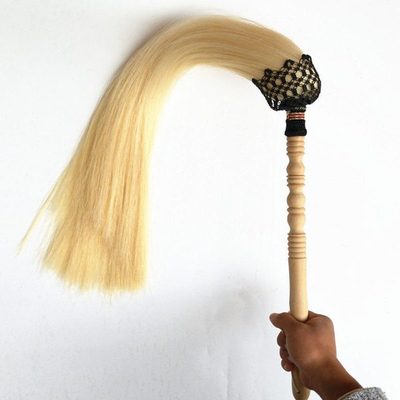 真马尾太极拂尘蝇甩子法器道具浮尘道士用品太监佛尘扫掸子浮沉