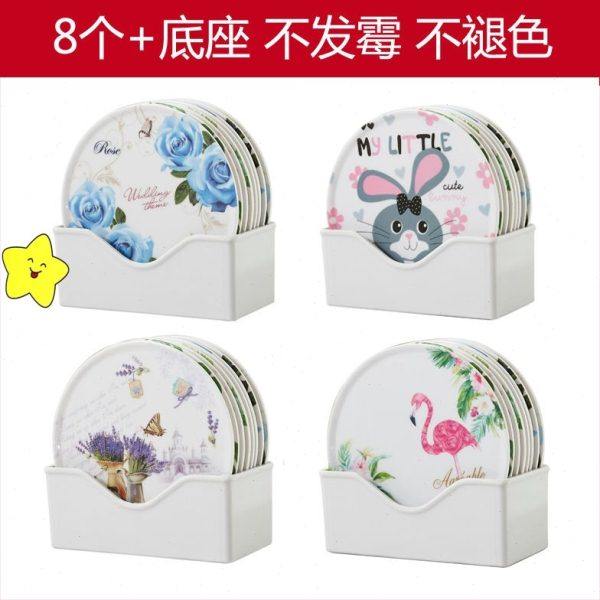 密胺隔热仿瓷餐桌垃圾分类垫家用欧式餐盘垫碗垫耐热防烫锅垫杯垫,节庆用品/礼品,文化创意杯垫/餐垫,淘宝优惠券,粉丝福利购,淘宝优惠卷