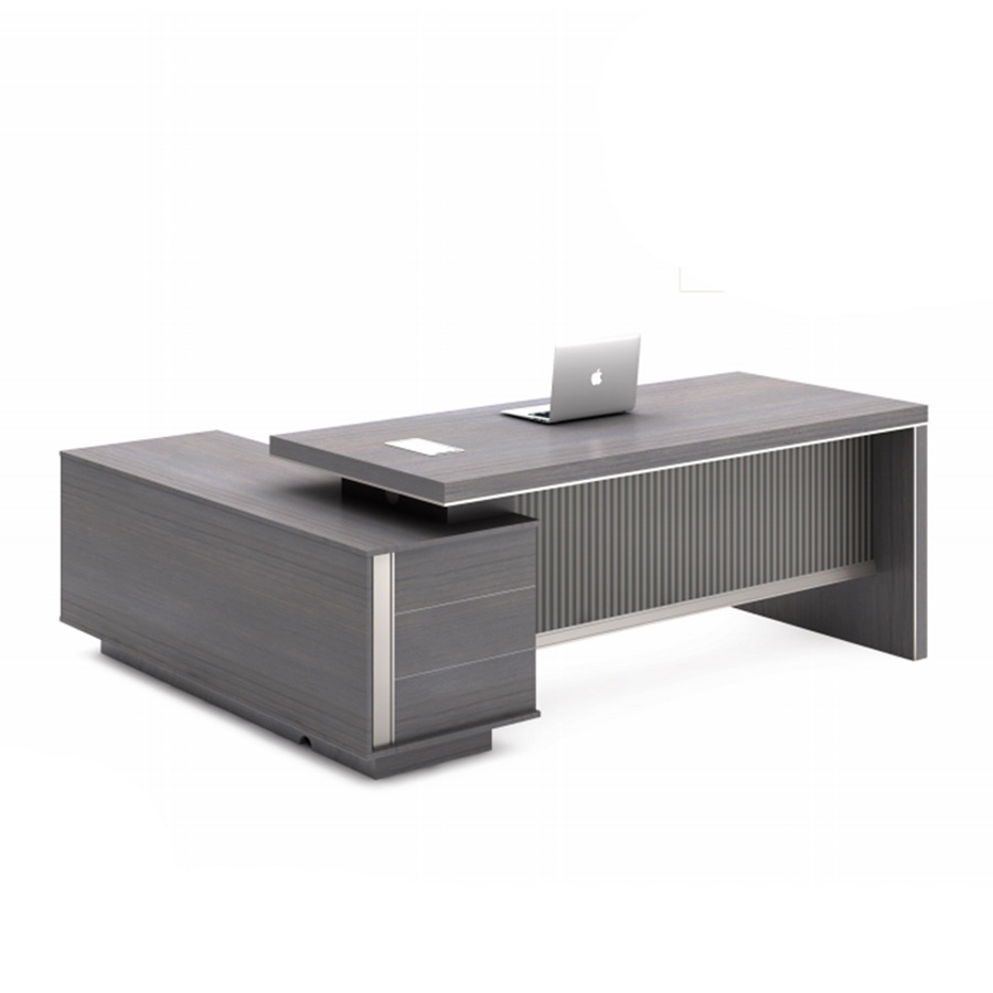 简约现代老板办公桌班台总裁桌主管经理桌子新中式办公家具电脑桌