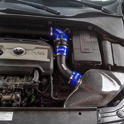 适配GTI6迈腾CC途观尚酷EDDY涡流三代碳纤进气风箱冬菇头套件改装