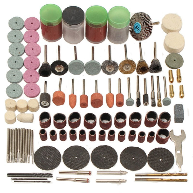 147PC电磨配件包 袋装 盒装 打磨 切割 抛光 电吊磨配件附件套装