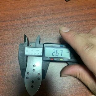 折冲府殿前司胖虎银色柳叶甲片（已做打磨处理）