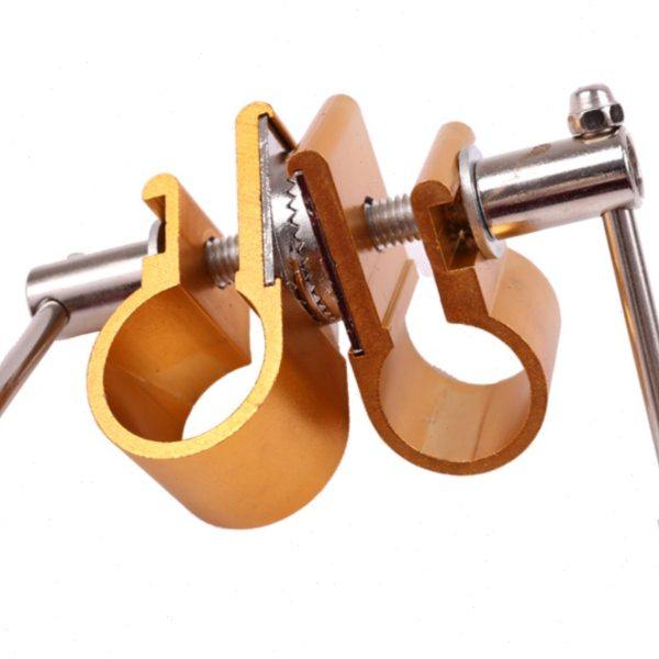 钓鱼伞配件伞杆万向器超轻便携转向齿轮调节器合金连接头渔具用品