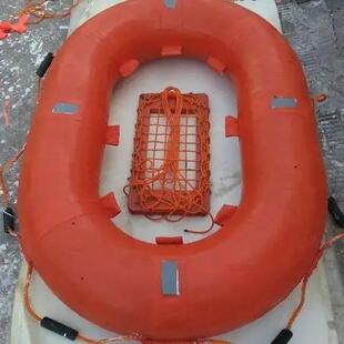 供应刚性救生浮具10人船用泡沫救生浮具10人玻璃钢救生浮具