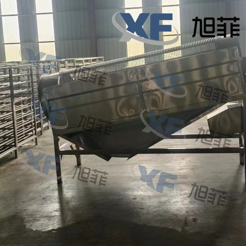 小龙虾滚筒式分选机圆筒分级机鲜活龙虾三级筛选机旭菲