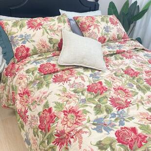 好美水洗汉麻数码印花大床单厚实有份量250-270cm3.5斤