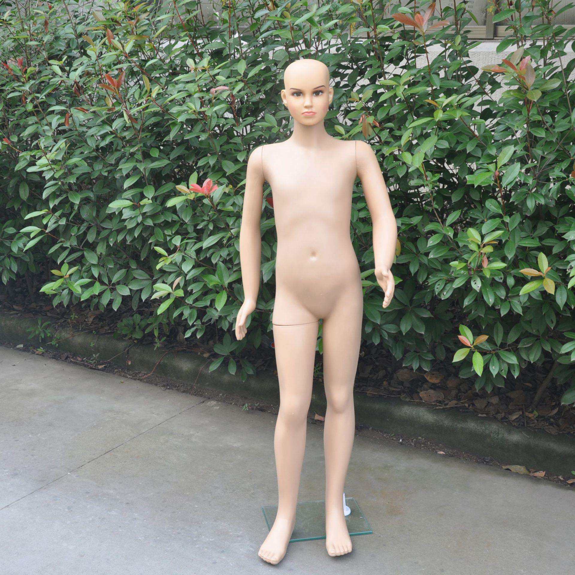 大量儿童模特服装店道具童装展示模特全身塑料男童彩妆假人