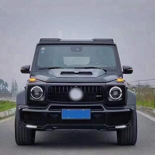 适用于奔驰G级w464改装B款大包围保险杠G63G300G500G55零配件