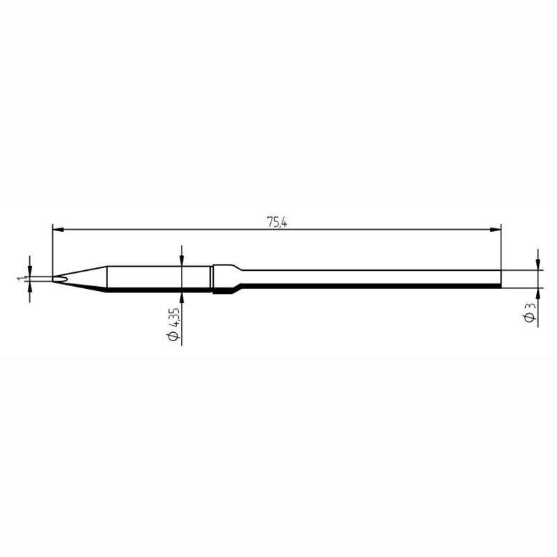 高千穗高品质0212CDLF烙铁头适用ERSA焊台MICRO-TOOL烙铁手柄电焊