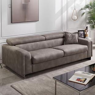 北欧风现代简约高端沙发床小户型可折叠两用客厅多功能办公室沙发