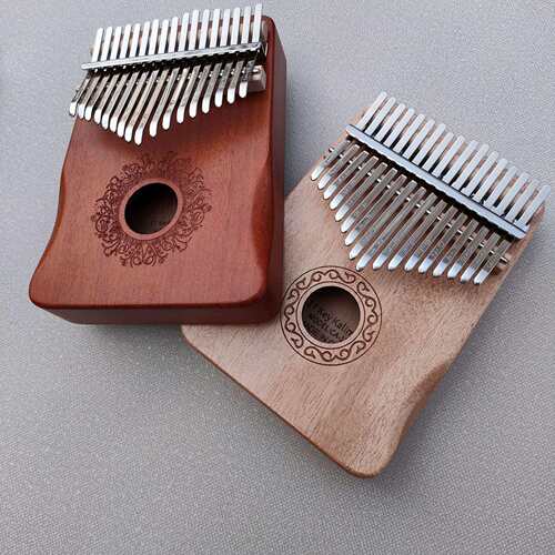 拇指琴卡林巴琴17音21音手指琴海外热销带贴标签小乐器工